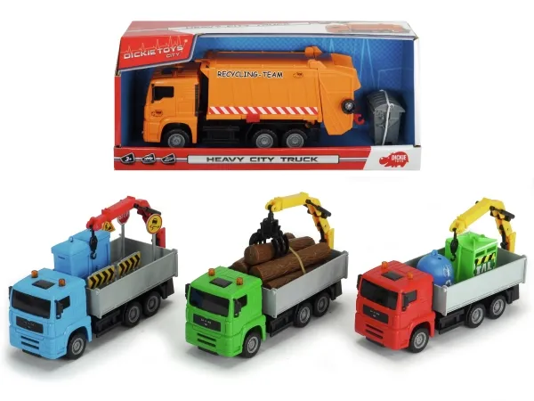 Simba Dickie Toys Heavy City lastebil (sortert)