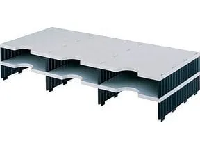 Styro utvidelsesmodul Trio styrodoc/268130298 grå/svart 723x140x331 mm