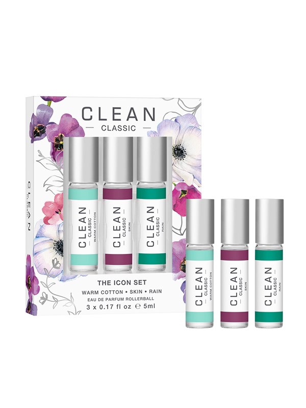 Clean - Classic Layering 3-Pack Rollerball Gift Box