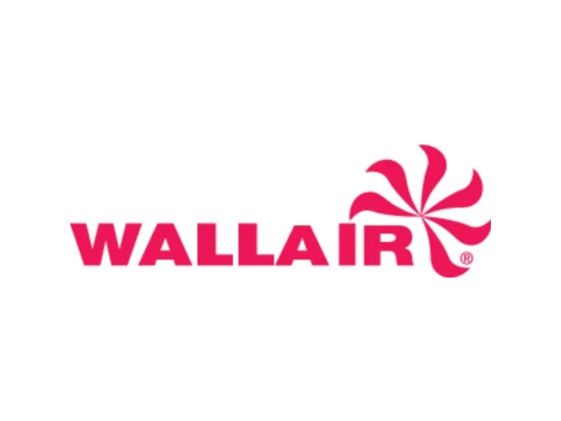Wallair N40974 ventilasjonsgitter (B x H) 9,2 cm x 9,2 cm