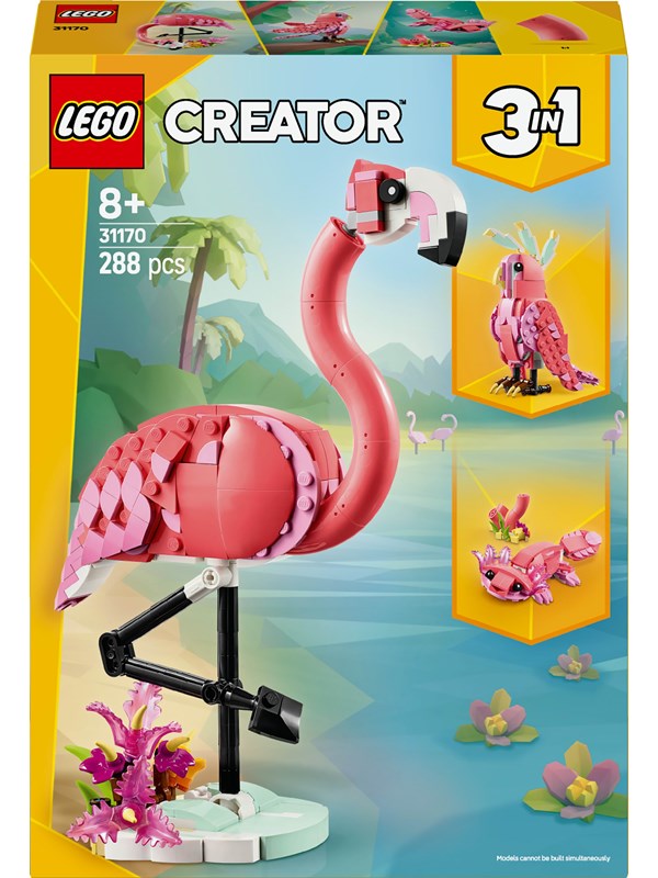 LEGO Creator 31170 Ville dyr: Rosa flamingo