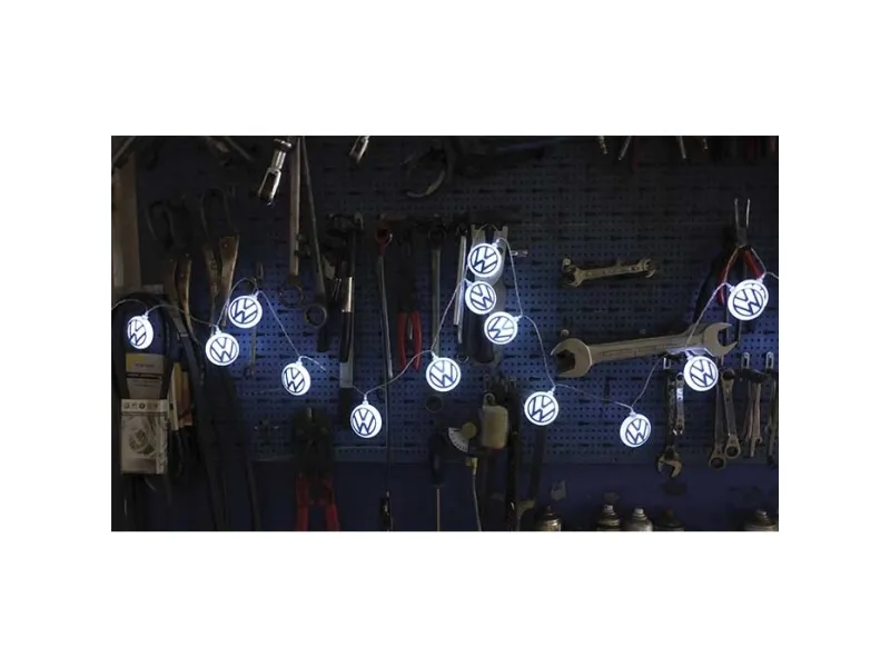 Led lyskæde VW Logo, 3 meter