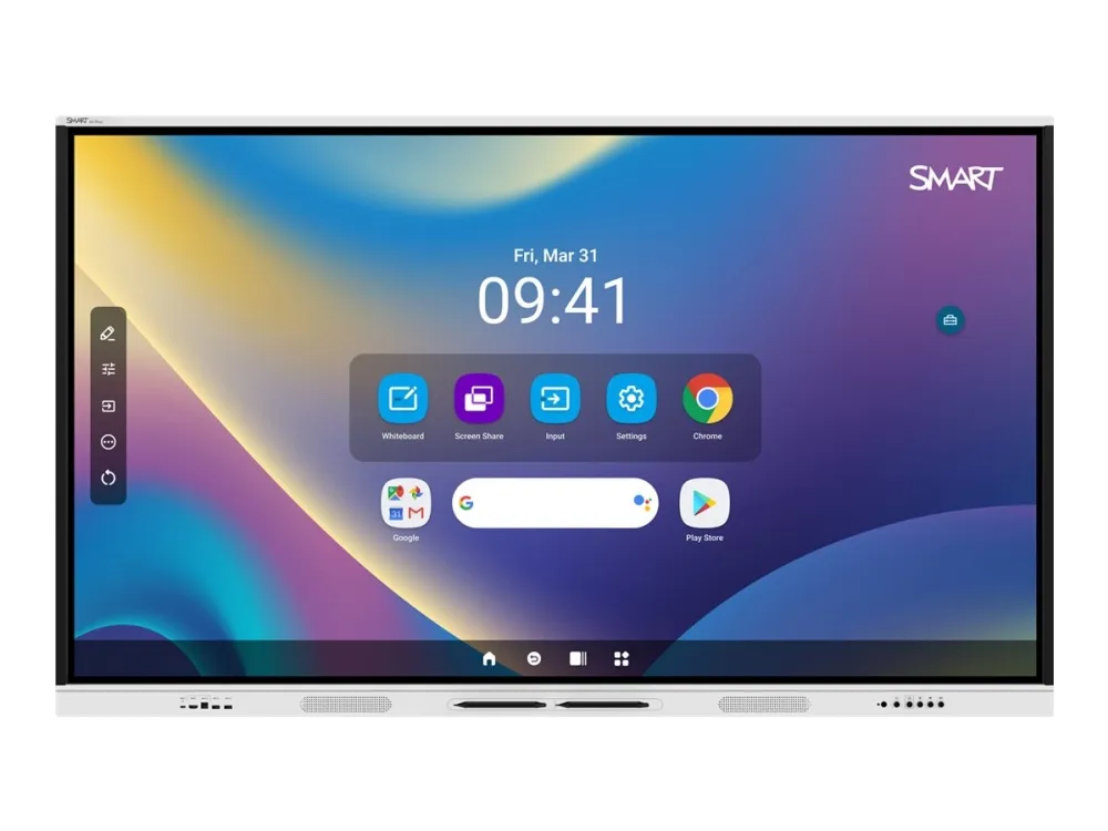 SMART Board GX065-V4 - 65 Diagonalklasse GX (V4) Plus Series LED-bakgrunnsbelyst LCD-skjerm - interaktiv - med tusjtavle og pekeskjerm (flerberørings) - Android - 4K UHD (2160p) 3840 x 2160 - hvit