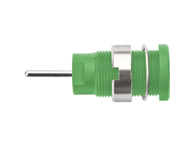 Schützinger DI SEB 6448 Ni/GN sikkerhetsinnbyggingshylse stift-diameter 1,9 mm grønn 1 stk