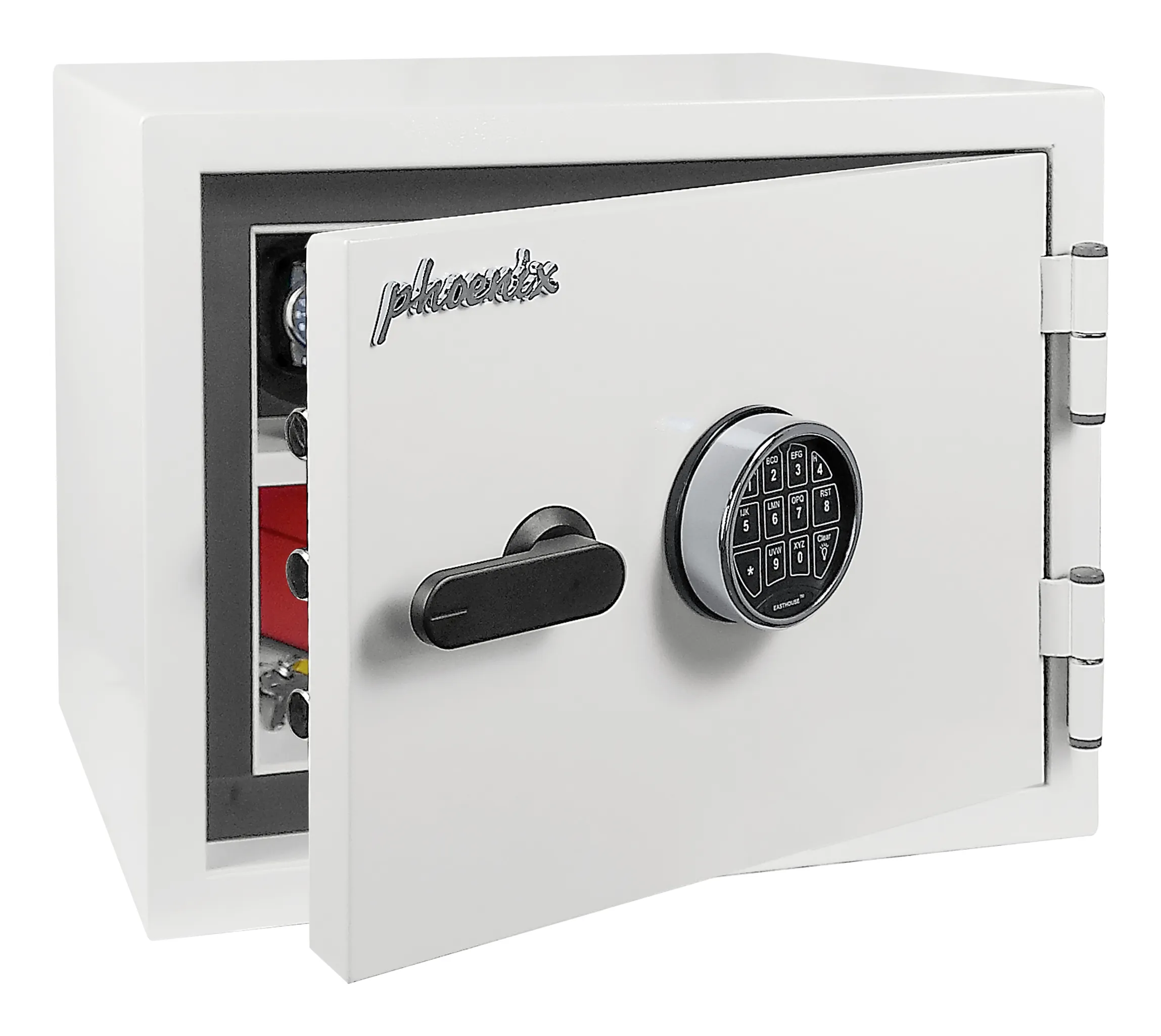Phoenix Safe Co. Fortress Pro SS1461E, Gulvsikker, 23 l, Hvit, Elektronisk, Gulv, 1 hyller