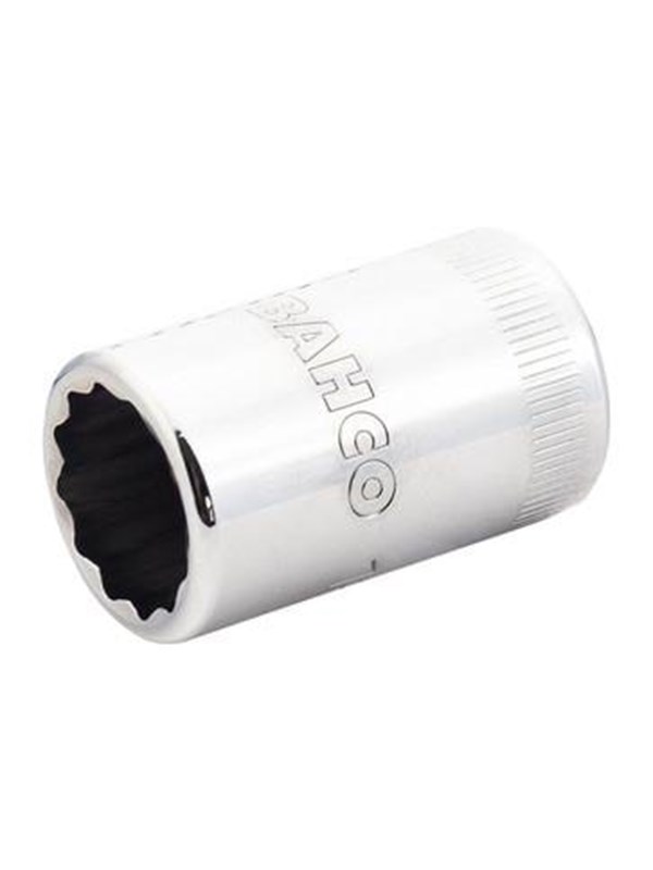 BAHCO 1/2" square drive sockets with metric bi-hex profile 13 mm