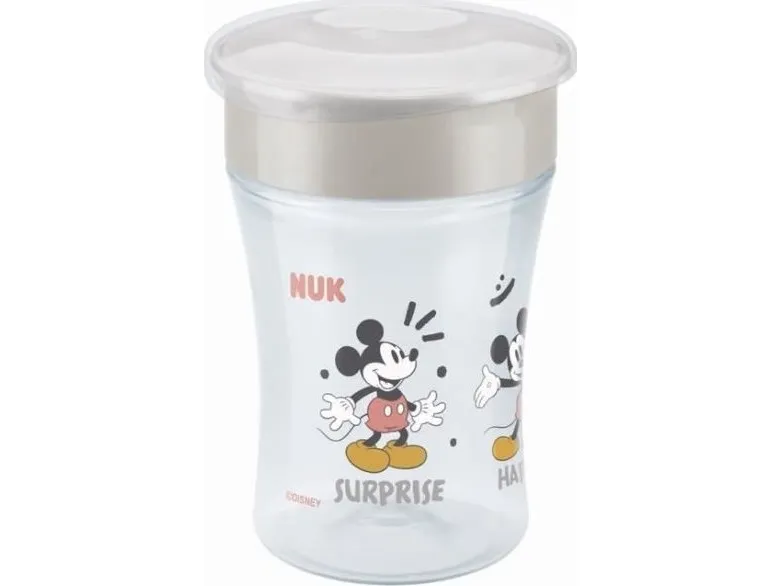 NUK Disney Mikke Mus Magic Cup 230ml - Enkeltbilde - 0,23L - Grå - Polypropylen - Beger - Forfriskende drinker