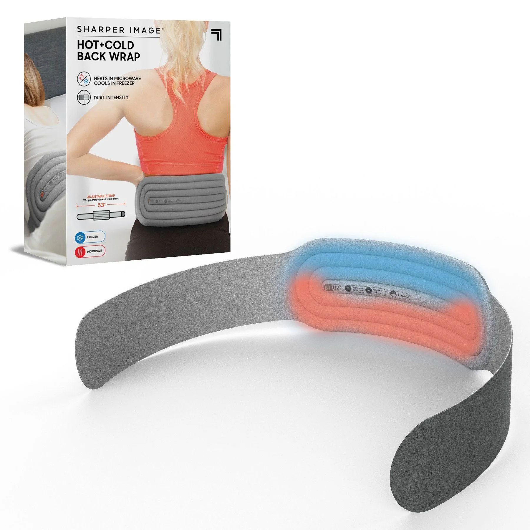 Sharper Image Ryggbandasje med varme og kulde