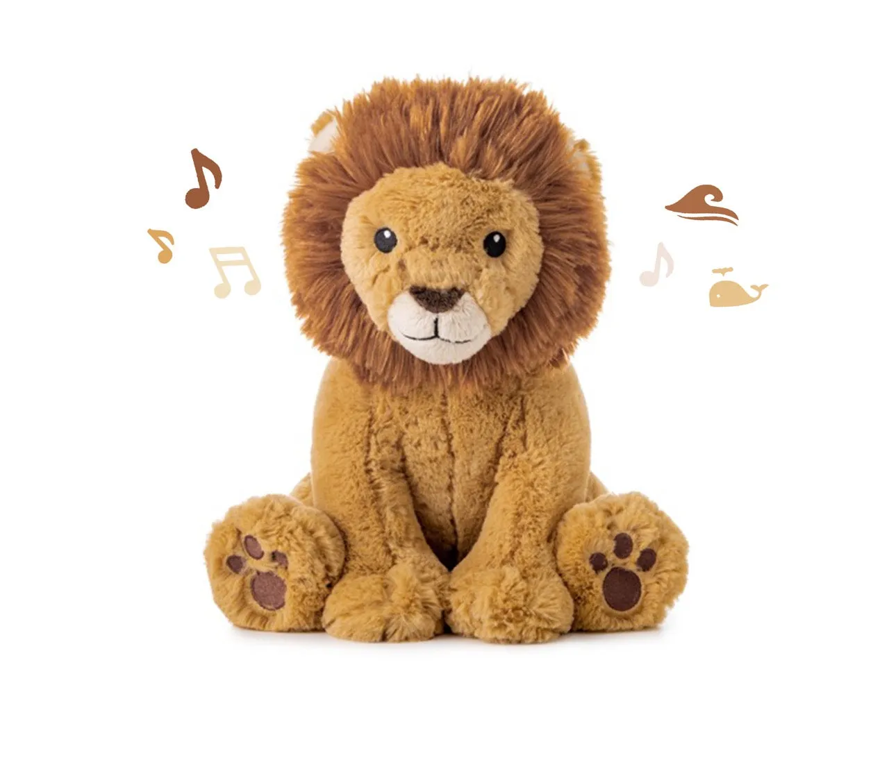 Cloud B Louis Lion, Legetøjsdyr, Klingende, Batterier inkluderet
