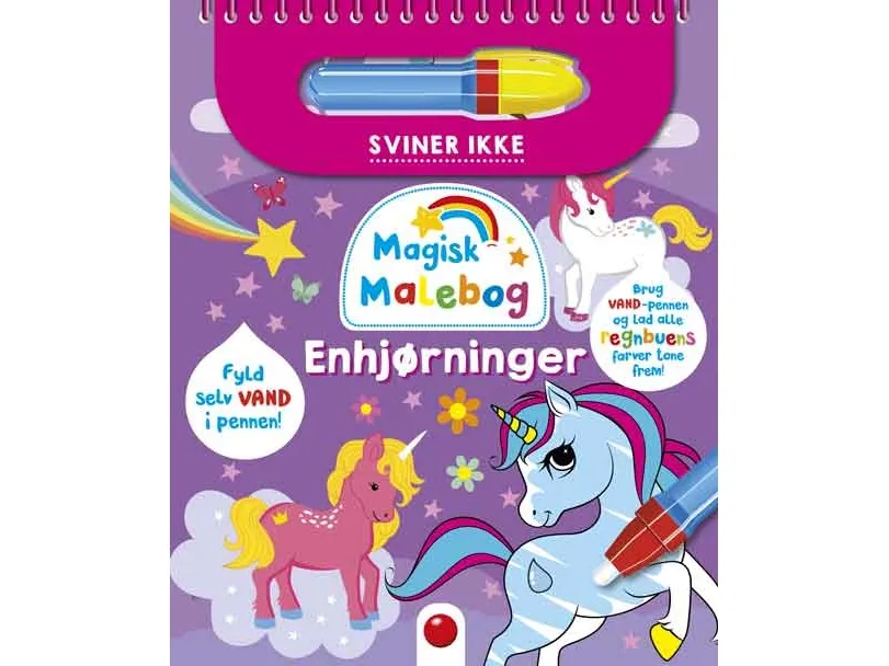 Magisk malehefte: Enhjørninger