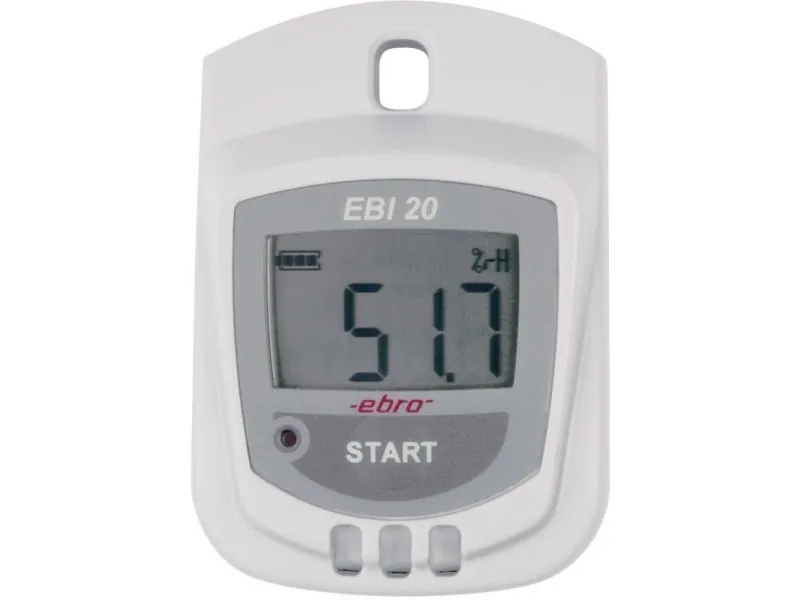 ebro 1601-0044-Z EBI 20-TH1 multi-datalogger måling luftfuktighet, temperatur -30 til +70 °C 0 til 100 % rf
