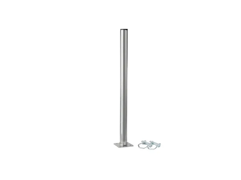 Extralink P600 BALCONY HANDLE WITH U-BOLTS M8, Rustfritt stål, Vinkelbrakett, 14 kg, Metallisk, Konstruksjon og vedlikehold, Generelle formål, Galvanisert belegg
