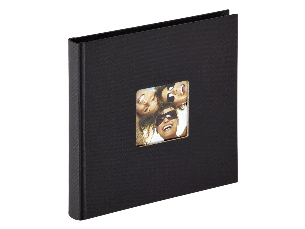 Walther Fun black 18x18 30 black fotosider bok FA199B