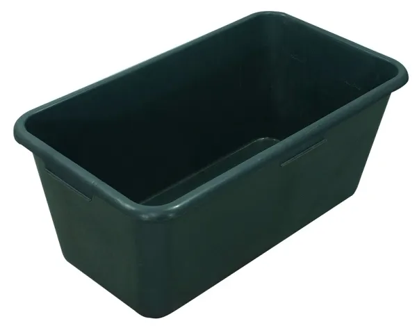 Byggmørtelspann 90L med transporthåndtak 77x53x31 cm (35599)