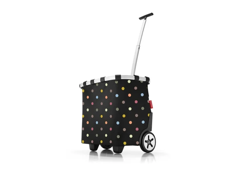 Reisenthel ?arrycruiser, Handlenett, Sort, Flerfarget, Aluminium, Polyester, Mønster, 2 hjul, 40 l
