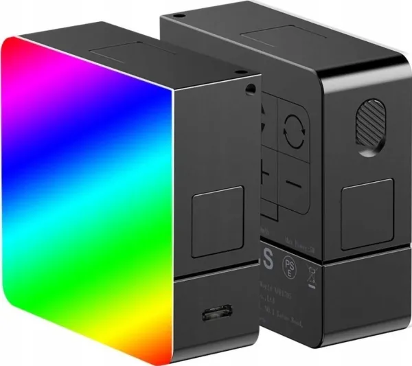 Ulanzi LED-lampe 60 dioder 2500 mAh + magnetfeste + bikube / Vl49 RGB Pro