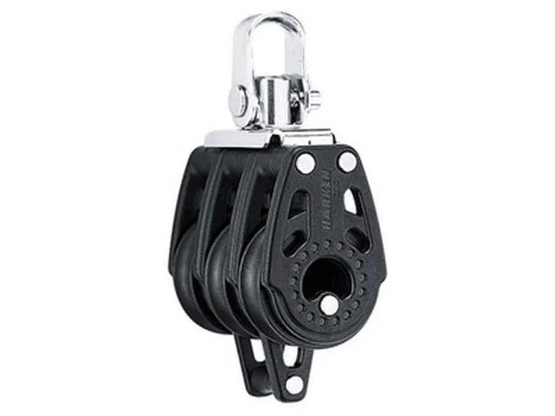 Harken Carbo-blokk 29 mm trippel, swivel, hunsvot