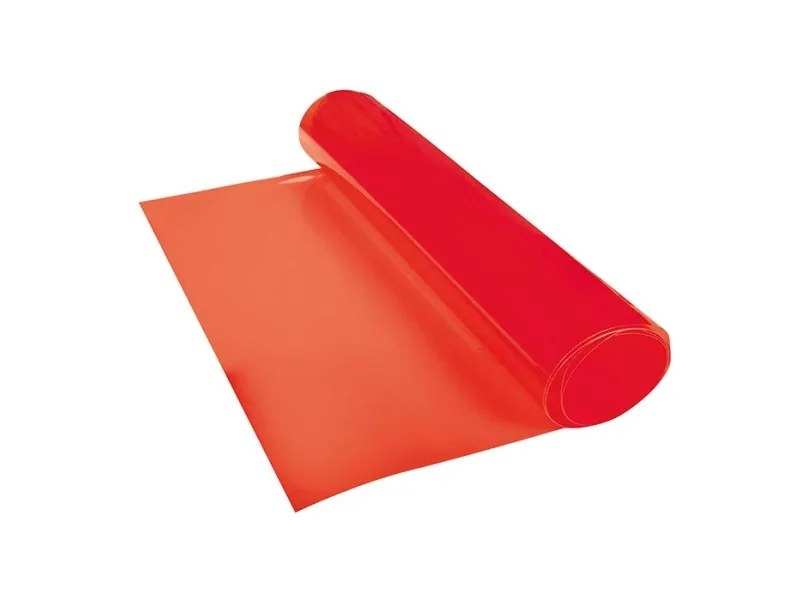 Foliatec Transparent plast folie, rød 30x100 cm