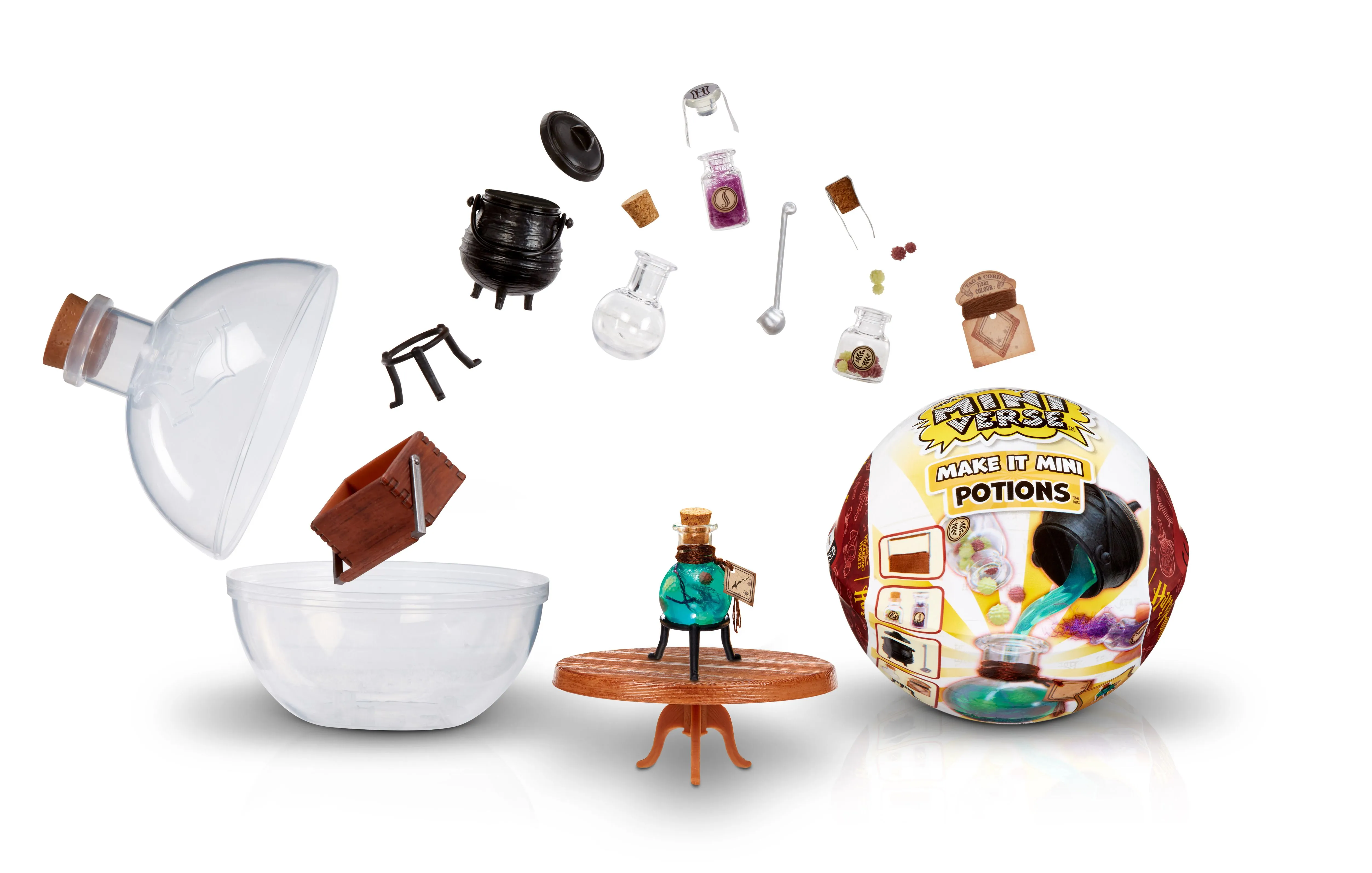 Miniverse Harry Potter Make It Mini Potions, 8 år, Flerfarget, Plast, Harpiks