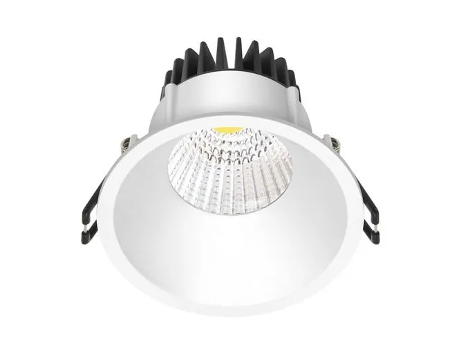 Downlight Velia LED 10,9W 3000K, 740 lm, 230V rund, hvid