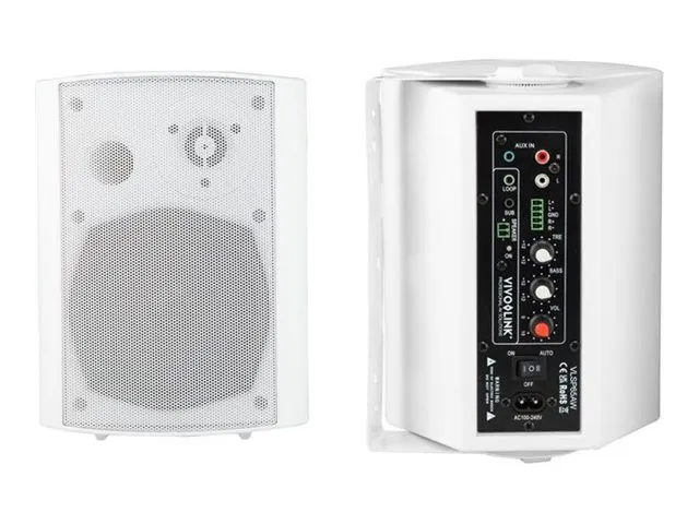 VivoLink VLSP65AW - Høyttalere - for høyttaleranlegg - 2.0-kanal - 30 watt - toveis - hvit