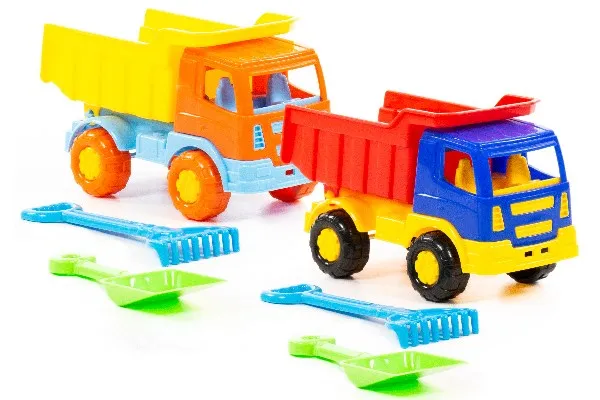 Lastebil med skuff & rive 16,5×8,3×10,5 cm (ass.)