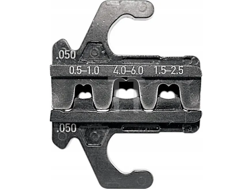 Rennsteig Werkzeuge 629 050 3 0 1 krympeinnsats for uisolerte flatstikkforbindelser, stikkbredde 4,8/6,3 mm, 0,5 til 6 mm² – passer for merket Rennsteig