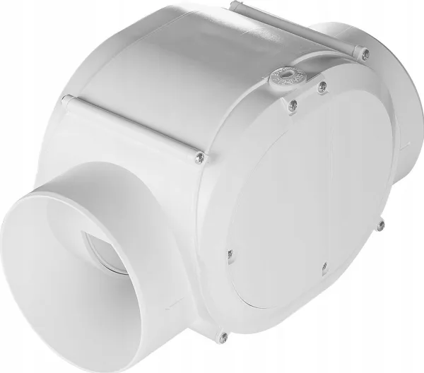 Kanalvifte AWENTA VTR VTR100D Ø100 mm 42/70 m3/h 12/22,5 W 230 V hvit