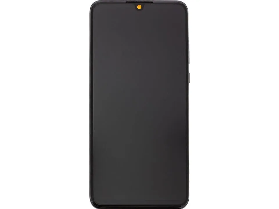Huawei P30 Lite LCD-skjerm + touch + frontdeksel svart (for 48MP foto) (service pack)