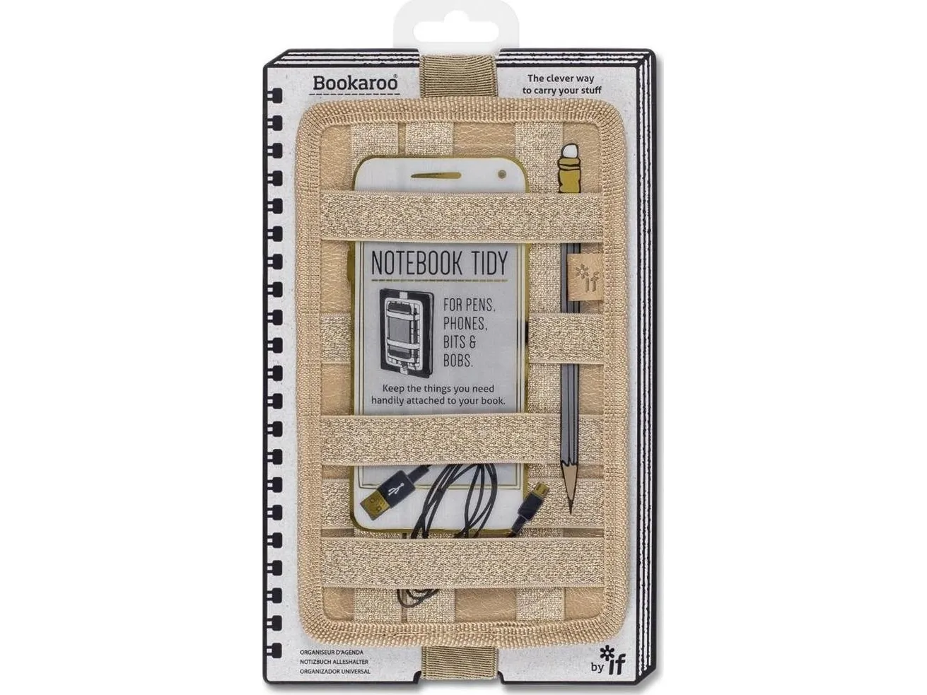 IF Bookaroo notatorganizer, gull