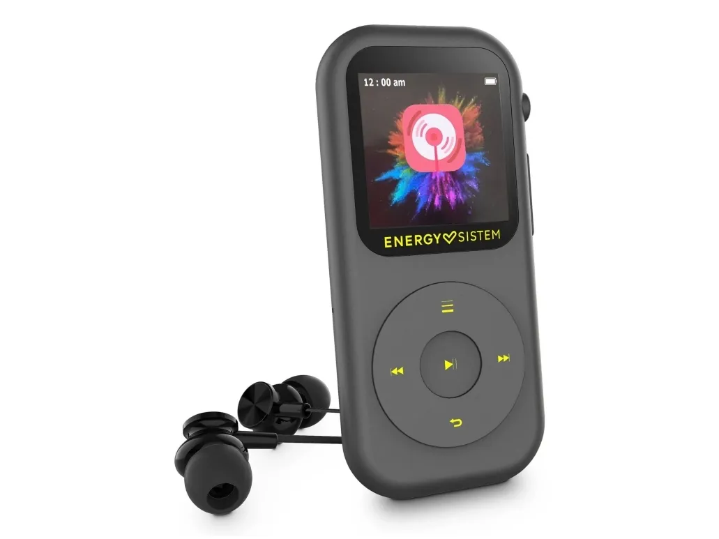 Energy Sistem Handy, MP4-spiller, 16 GB, LCD, FM-radio, svart, hodetelefoner inkludert