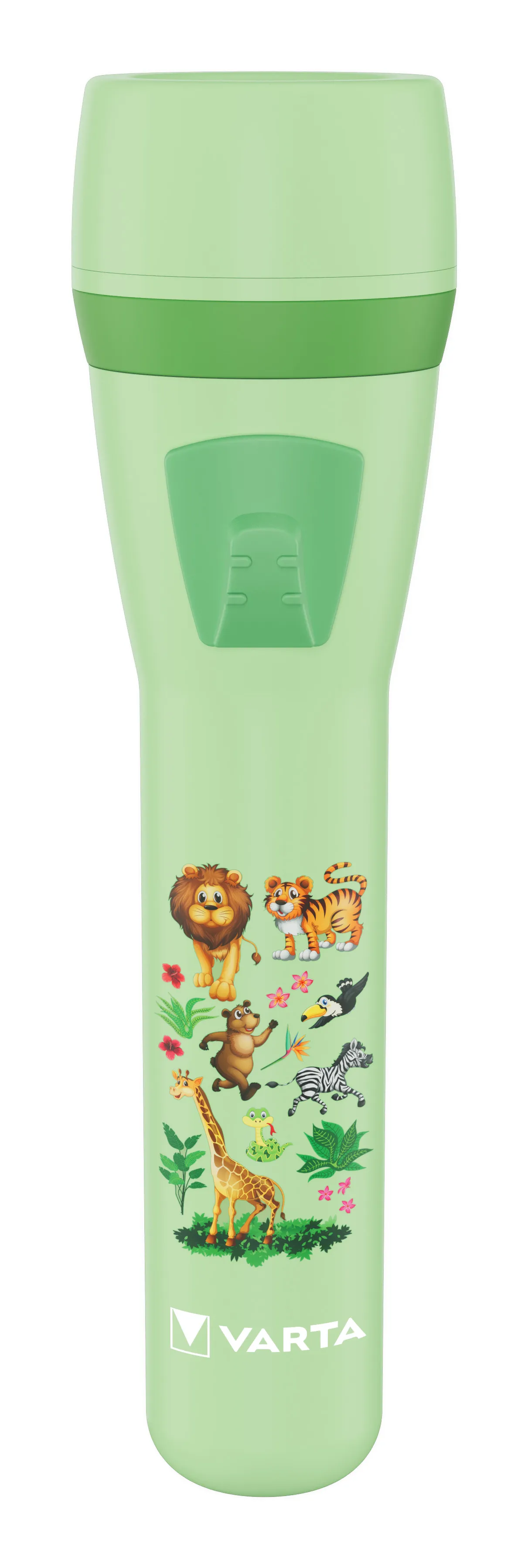 Varta Kids Flashlight, Lommelykt, Lysegrønn, Akrylonitril-butadien-styren (ABS), Polykarbonat (PC), Termoplast, 1 m, 4 m, AA