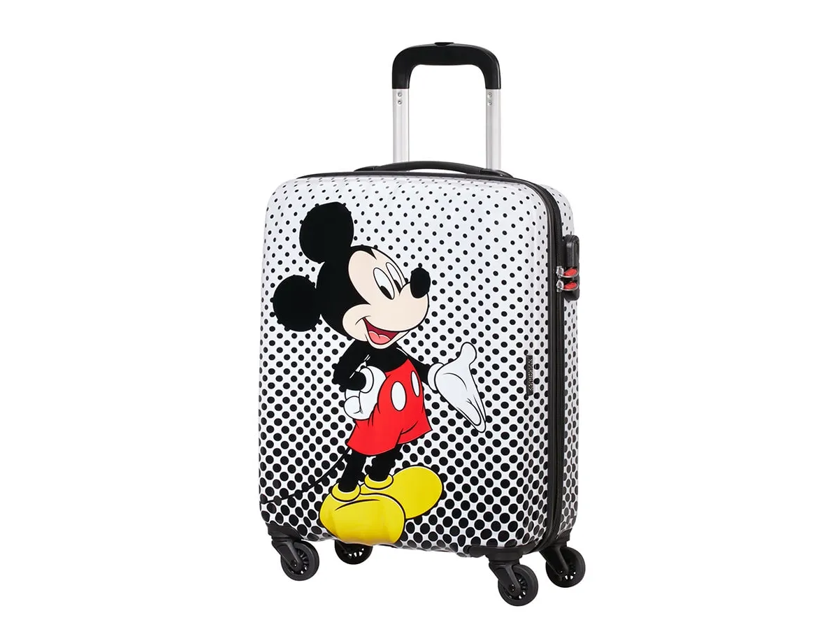 American Tourister 92699-7483, Tralle, Flerfarget, 4 hjul, Spinnehjul, Kombinasjonslås, Glidelås