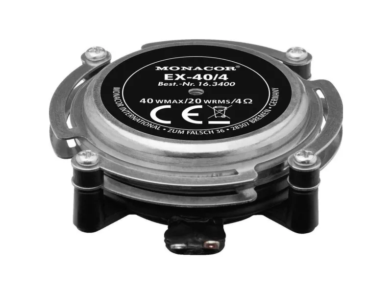 Monacor EX-40/4 audio exciter/resonator 20 W 4 O