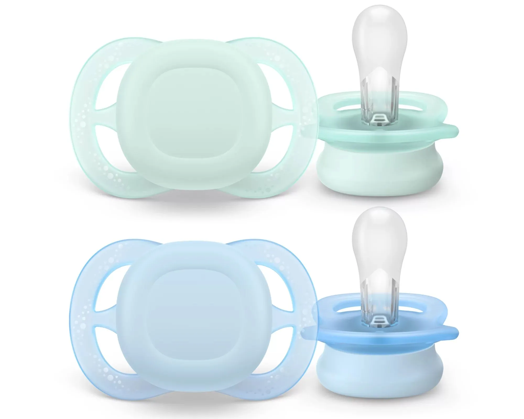 Philips AVENT Pacifier SCF075/12 ultra start, Klassisk stil, Ortodontisk, Silikon, Gutt/Jente