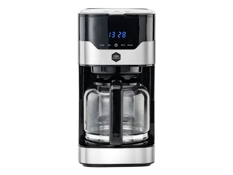 OBH Nordica Timer Aroma -kahvinkeitin, musta