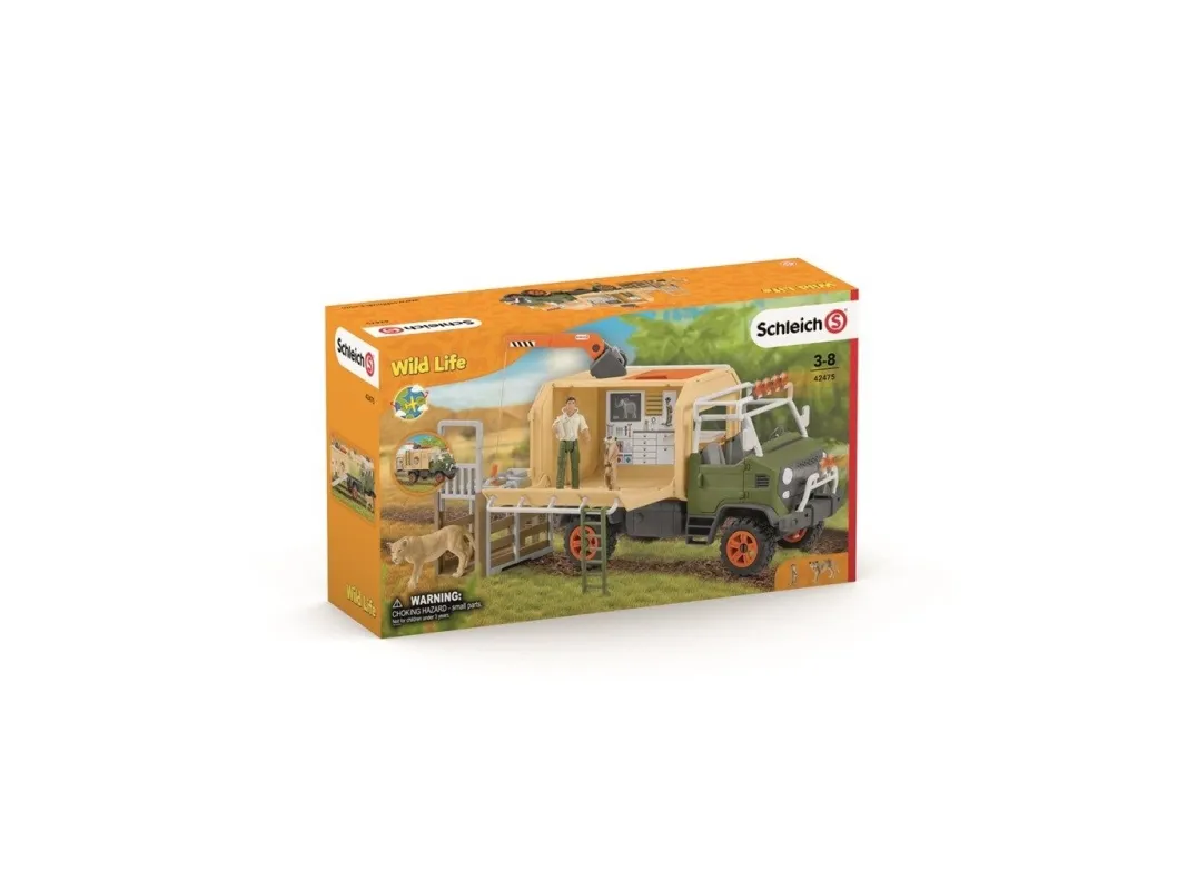 Schleich Stor truck berging av dyr