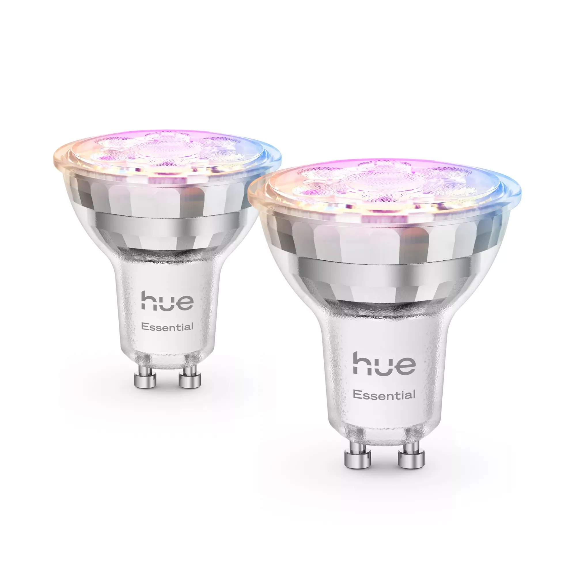 Philips Hue White and Color Ambiance Essential – GU10-pærer – 2-pakning