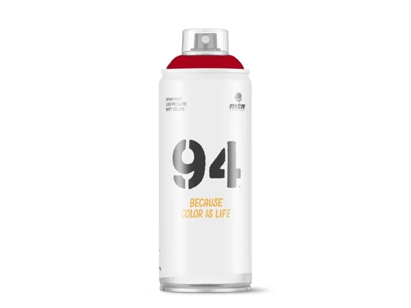 Montana vannbasert aerosolfarge, rød, 0,4 l