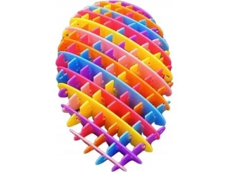 LeanToys antistress-leketøy elastisk sensorisk fargerik 10 cm