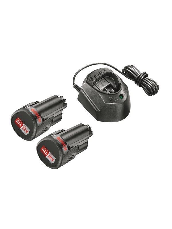 Bosch BATTERISÆT 12V 2X1.5AH M/GAL12 LADER