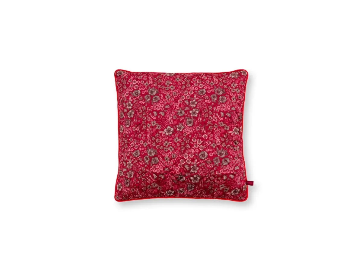 PIP Studio Cushion QuiltDais Red 50x50