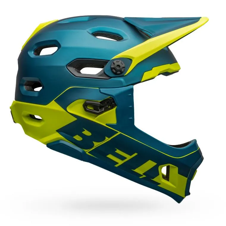 Bell Helmets Super DH MIPS, Heldekkende hjelm, Innformet, Hjelmvisir, Matt