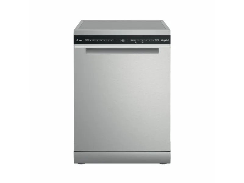 Whirlpool MaxiSpace W7F HS41 X, Frittstående, Full størrelse (60 cm), Rustfritt stål, Svart, Knapper, 1,3 m