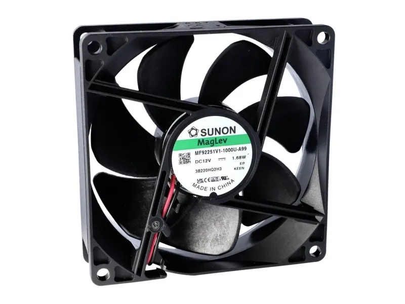 Sunon aksialvifte EE92251S3-1000U-999 12 V/DC 67.09 m³/h 25 x 92 x 92 mm