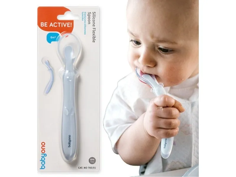 BabyOno 785/01 SILIKONESKE, FLEKSIBEL, BLÅ