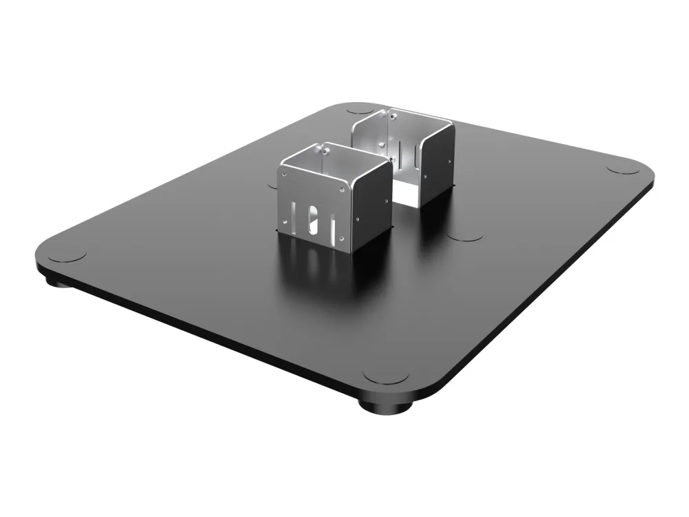 Elo Wallaby Pro Self-Service Double Base - Monteringskomponent (sokkelplate) - svart/sølv