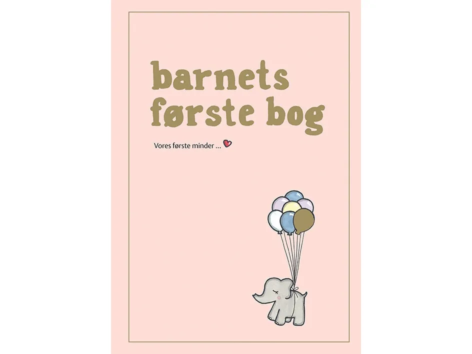 Barnets første bok - ROSA | Simone Thorup Eriksen | Språk: Dansk