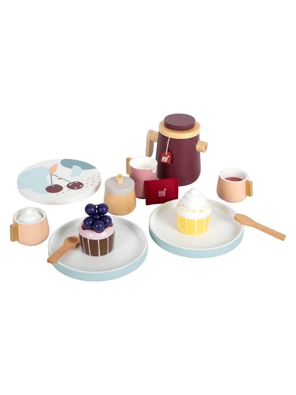 Small Foot - Wooden Coffee and Tea Set Tasty 16dlg.