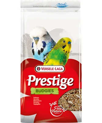 Versele-Laga Budgies 1kg, Frø, 1 kg, Papegøye, Yellow millet 30%, red millet 12%, shelled oats 10.5%, white millet 38%, canary seed 4%, linseed..., 1 kg